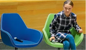  ?? AP ?? Greta Thunberg’s United Nations address didn’t go down well in some quarters in New Zealand.