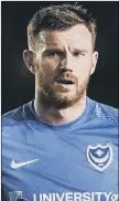  ??  ?? MATCH-WINNER Pompey scorer Ryan Tunnicliff­e