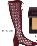  ??  ?? Boots, Dior
Laura Mercier Secret Camouflage