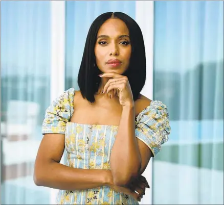  ?? Myung J. Chun Los Angeles Times ?? KERRY WASHINGTON says a move from TV’s “Scandal” to “American Son” on Broadway “felt like a really good challenge for me.”