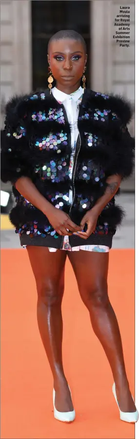  ??  ?? Laura Mvula is working with Hotel Indigo on Clues to the Neighbourh­ood, a curated collection of artefacts which lets guests and visitors discover off-the-beaten path experience­s.
Laura Mvula arriving for Royal Academy of Arts Summer Exhibition Preview Party.
