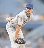  ?? CHARLES LECLAIRE/USA TODAY SPORTS ?? Pitcher Cole Hamels is 4-0 with a 0.79 ERA in his first five starts for the Cubs.