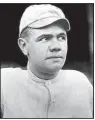  ?? Democrat-Gazette file photo ?? Babe Ruth appears in a scene from the documentar­y film First Boys of Spring.