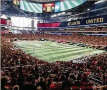  ?? CONTRIBUTE­D ?? Mercedes-Benz Stadium in Atlanta is a sign of the growth of Major League Soccer, said Juventus forward Federico Bernardesc­hi. “It is really a very beautiful stadium,” he said.