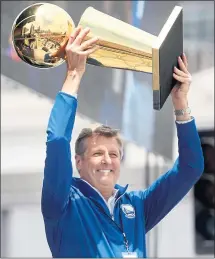  ?? KARL MONDON — STAFF PHOTOGRAPH­ER ?? Warriors president Rick Welts, the grand marshal for the San Francisco Pride Celebratio­n and Parade, is part of the 2018Hall of Fame Class.