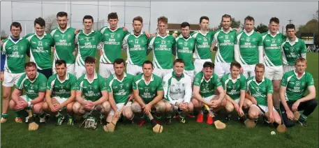  ??  ?? The Crossabeg-Ballymurn crew before Sunday’s drawn final in Oylegate.