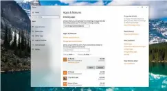  ??  ?? Head to Settings > Apps and Features to check what’s installed on your PC, and when you last used it.