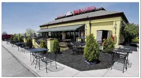  ?? MARSHALL GORBY / STAFF ?? The El Toro Bar & Grill in Huber Heights expanded its outdoor seating in preparatio­n for today’s opening of restaurant­s.