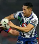  ??  ?? Roger Tuivasa-sheck will lead out the New Zealand Warriors in their first game back this weekend.