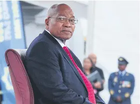  ?? Picture: GCIS ?? NO INSULTS. President Jacob Zuma addressed the National Freedom Day celebratio­ns held in Manguzi in KwaZulu-Natal.