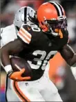  ?? Getty Images ?? D’Ernest Johnson returns to the Browns in 2022.