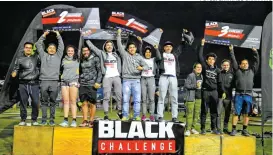  ??  ?? El podio del Black Challenge