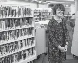  ?? PHOTOS BY DARREN STONE, TIMES COLONIST ?? Maureen Sawa, chief executive officer of the Greater Victoria Public Library, in the new James Bay branch.