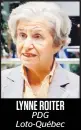  ??  ?? LYNNE ROITER PDG Loto-Québec