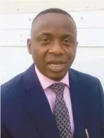  ??  ?? Daniel Okpla Onaji