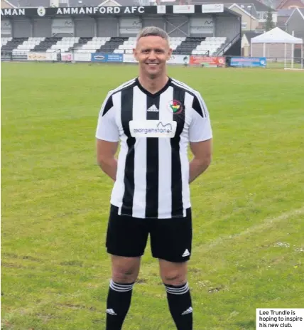  ??  ?? Lee Trundle is hoping to inspire his new club.