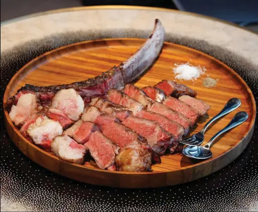  ??  ?? AUSTRALIAN WAGYU TOMAHAWK