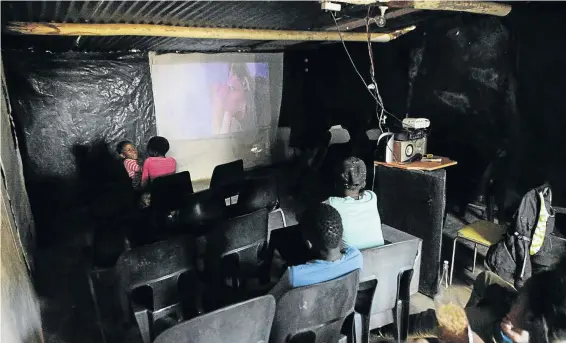  ?? / PHOTOS: VELI NHLAPO ?? The children of Soshanguve have community cinema to entertain them on weekends and after school.