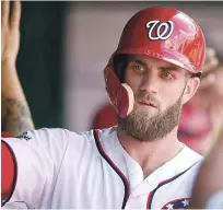  ??  ?? Bryce Harper, el más cotizado agente libre.