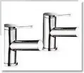  ??  ?? FOR a stunning statement in your smallest room, the Evolve range of taps from the Mira Showers Aspects Collection is a great choice.