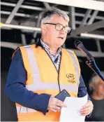  ??  ?? ■ RMT General Secretary Mick Cash