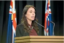  ?? PHOTO: MONIQUE FORD/STUFF ?? Prime Minister Jacinda Ardern, pictured, must take a moral leadership on ties with our Pacific neighbours, Dr Cleo Paskal argues.