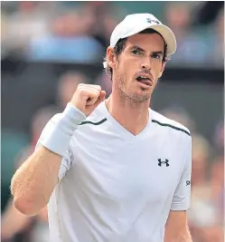  ?? Picture: PA. ?? Andy Murray says it is important to instil habits early as he promotes an exercise campaign for children.