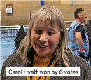  ?? ?? Carol Hyatt won by 6 votes