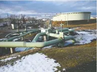 ?? SHAWN PATRICK OUELLETTE / PORTLAND PRESS HERALD VIA GETTY IMAGES / FILES ?? Suncor-owned Portland Pipeline Corp. in South Portland, Me., is home to a seldom-used oil pipeline that
carries crude from Maine to Montreal-area refineries.