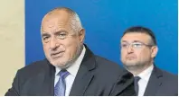  ?? VALENTINA PETROVA THE ASSOCIATED PRESS ?? Bulgarian Prime Minister Boyko Borissov, left, withdrew support for a leading candidate to head the European Commission because of his tweets about Viktoria Marinova’s death.