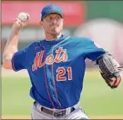  ?? Mark Brown / TNS ?? Mets pitcher Max Scherzer had gone six innings in his previous start, but his hamstring is tender.