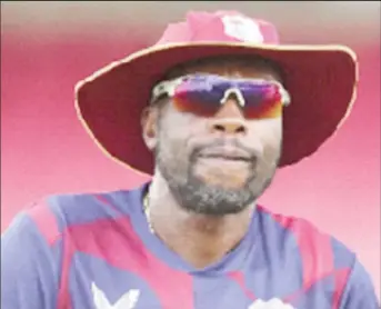  ?? ?? Fast bowling legend Sir Curtly Ambrose.