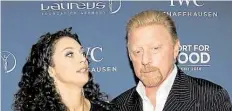  ?? DPA-BILD: DÜREN ?? Zerstritte­n: Boris Becker und seine Frau Lilly