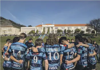  ?? BRADEN FASTIER/STUFF ?? Nelson College under-14 and under-15 teams will play in a schools competitio­n that follows an earlier club competitio­n, which players can also be involved with, in the 2024 rugby season. (File photo)