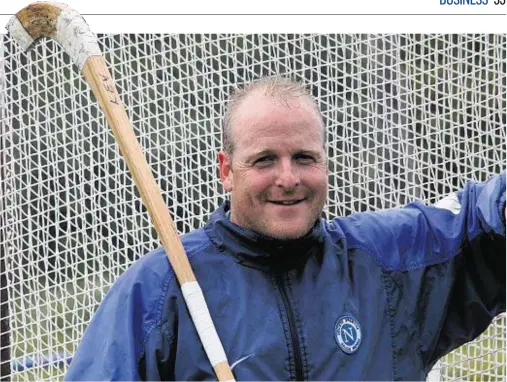  ??  ?? GAME ON: Kingussie's Kevin Thain quit his offshore job to play more shinty – and built up a lucrative business in the process