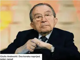  ?? ?? Giulio Andreotti: Dva koraka naprijed, jedan nazad