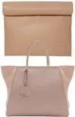  ??  ?? Celine clutch, ` 1,20,900 (approx).
Fendi tote, price upon request.