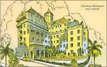  ?? Doubleday ?? A POSTCARD features an illustrati­on of the Chateau Marmont. The luxury hotel’s history is detailed in “The Castle on Sunset.”