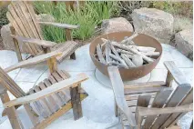  ??  ?? Current rules say fire pits must be made from steel, brick or concrete.
