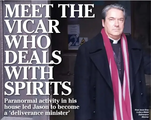  ??  ?? Vicar Jason Bray is also a Welsh Deliveranc­e Minister