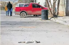  ??  ?? animales muertos permanecen en la vía pública