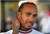  ?? KOLESNIKOV­A / AFP ?? Lewis Hamilton klagte nach dem Rennen in Baku über Rücken- und Kopfschmer­zen