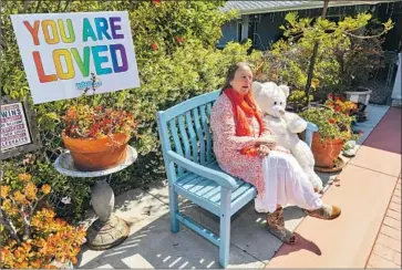  ?? Don Boomer ?? JANNAH LOIGMAN, along with her husband, Mark, set up Angel’s Food Pantry and Community Cupboard at their Vista home at the start of the pandemic. At its peak, the pantry served about 200 people a week.