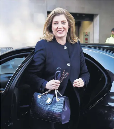  ?? ?? ▼ Penny Mordaunt is said to want a leadership contest before a general election, as there are fears she could lose her Portsmouth North seat.