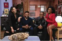  ?? HOLDEN/INVISION/AP PHOTO BY MARK VON ?? From left, Tisha Campbell, Carl Anthony Payne II, Martin Lawrence, and Tichina Arnold, members of the cast of the television series “Martin,” pose for a portrait during a reunion special Saturday, Feb. 19, 2022, at Sunset Bronson Studios in Los Angeles.