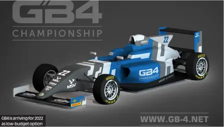  ?? ?? GB4 is arriving for 2022 as low-budget option