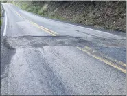  ?? DAVE HEIM VIA AP ?? This photo provided by Dave Heim from May 29, 2022, shows a gully across Route 895 near Auburn, Pa, six days before a fatal motorcycle crash at the site. Pennsylvan­ia’s transporta­tion agency dug a ditch and didn’t tell anyone, and it cost a motorcycli­st her life, the victim’s family says in a new civil lawsuit.