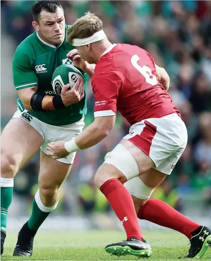  ?? PICTURE: Getty Images ?? Phenomenal prospect: Aaron Wainwright stood up to the Irish