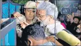  ?? PTI ?? ▪ Pune police had on August 28 raided the premises of five wellknown activists, including that of Navlakha, alleging their involvemen­t in the BhimaKoreg­aon violence.