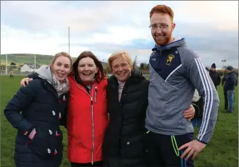  ??  ?? A delighted Coláiste Bhríde management team of Joan Lancaster, Elma Drummond and Bob Fitzgerald with school principal Linda Dunne in Johnstown last Friday.